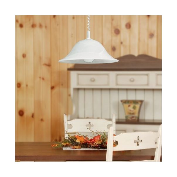 Rabalux Visilica Alabastro E27 1x MAX 60W belo staklo - alabaster (3904) - 3904