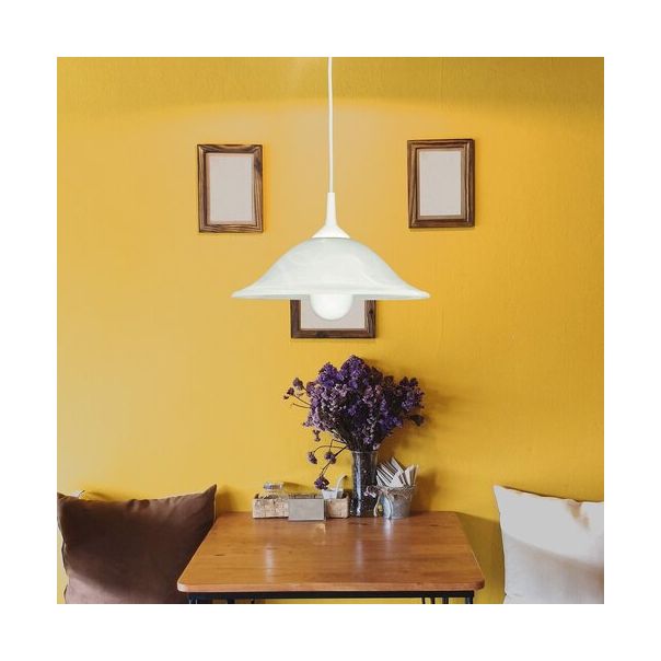 Rabalux Visilica Alabastro E27 1x MAX 60W belo staklo - alabaster (3905) - 3905