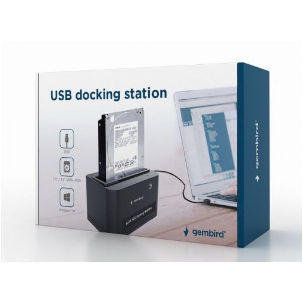 GEMBIRD HD32-U2S-5 USB 2.0 docking station za 2.5/3.5 SATA hard diskove - 39426