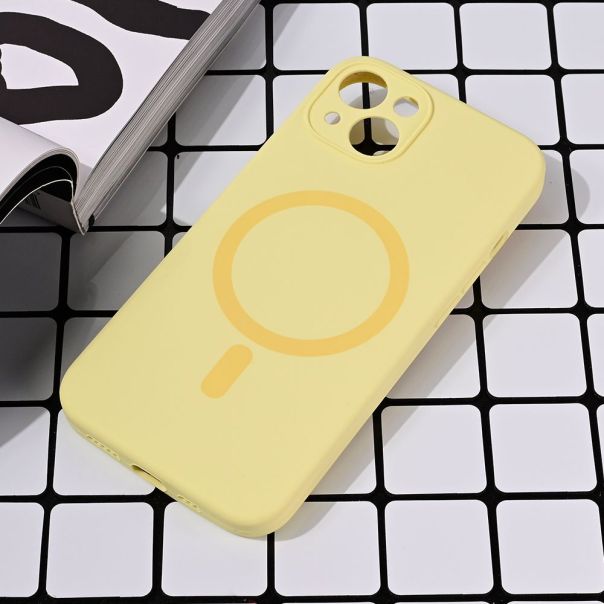 Maska za iPhone 13 6.1 zuta Magsafe Pure color - 216602
