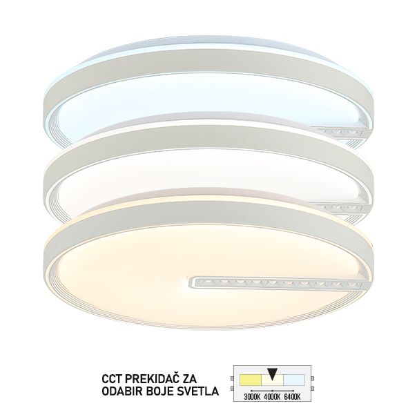 FORMA LED plafonjera CCT 36W 3000K,4000K,6400K LP-203-36X WD - 007071