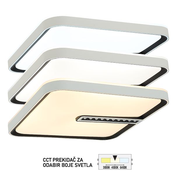 FORMA LED plafonjera CCT 36W 3000K,4000K,6400K LP-505-36X WD - 007073