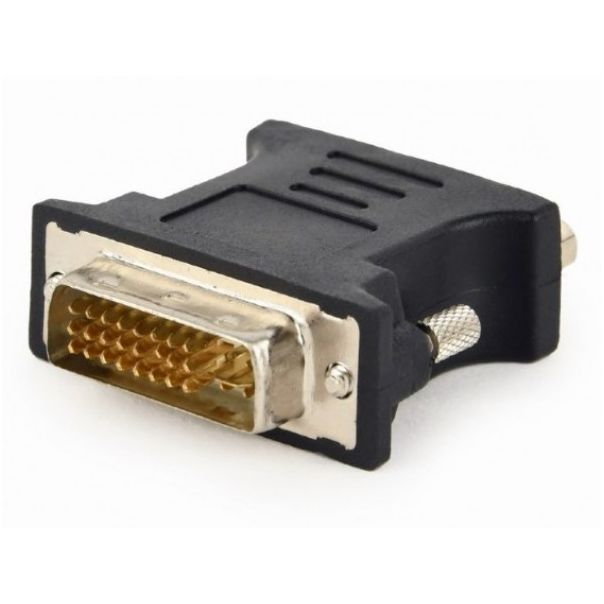 GEMBRID Adapter A-DVI-VGA-BK DVI-I male to VGA HD (3 rows) - 3914