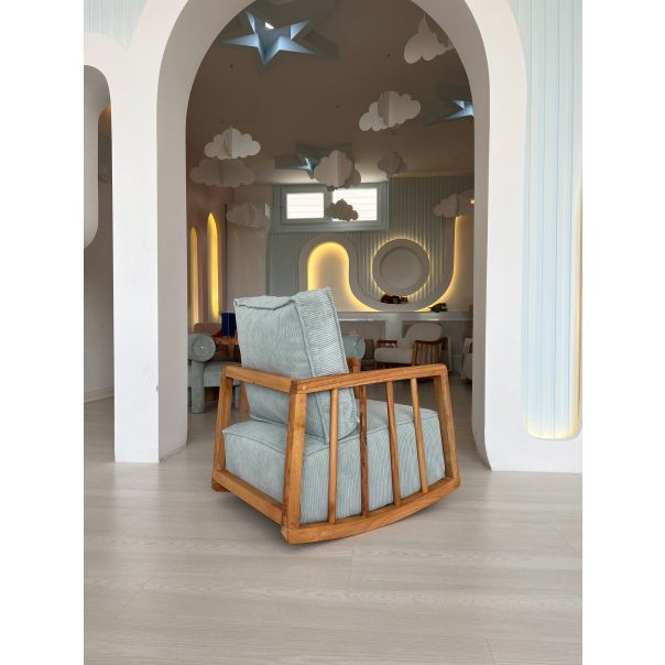 ATELIER DEL SOFA Fotelja za decu Sallanan, plava - 391EVL1102