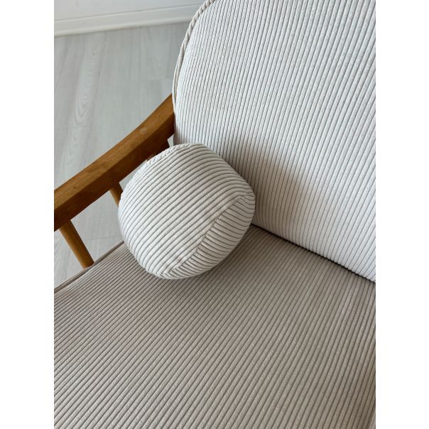 ATELIER DEL SOFA Dečja fotelja na ljuljanje Kleamini, bela/braon - 391EVL1104