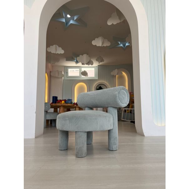 ATELIER DEL SOFA Fotelja za decu Dino, plava - 391EVL1109
