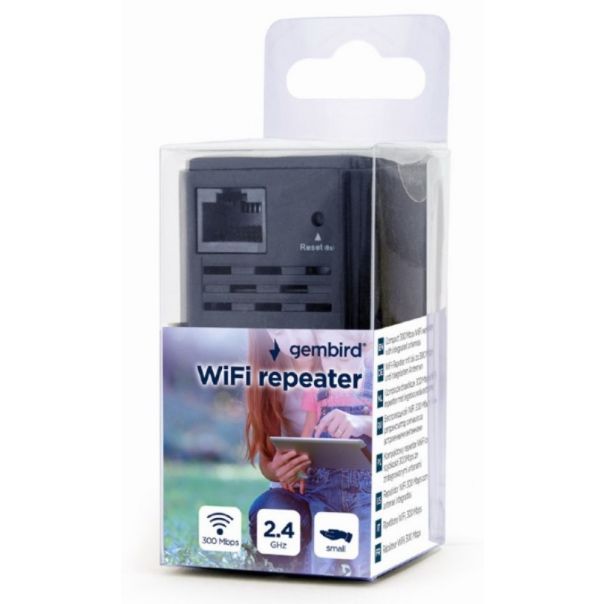 GEMBIRD WNP-RP300-03-BK WiFi ripiter/ruter - 39479