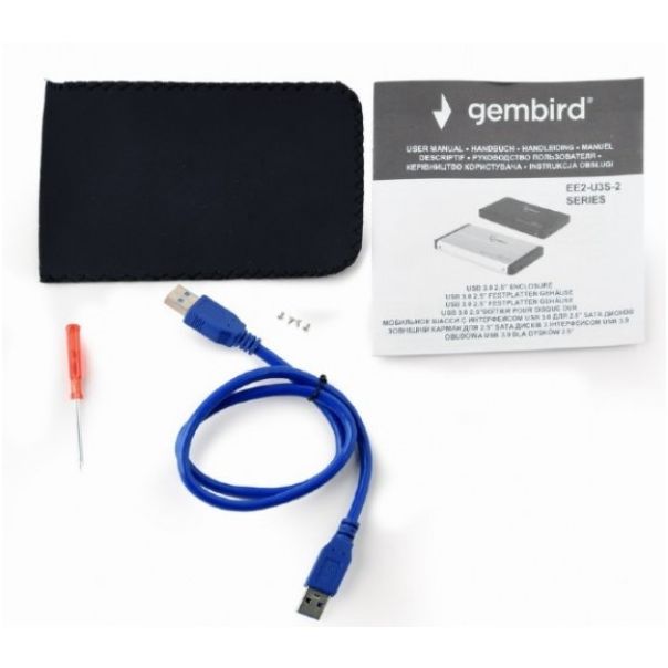 GEMBIRD EE2-U3S-2 USB 3.0 Externo kuciste za 2.5 SATA hard diskove - 2895-1