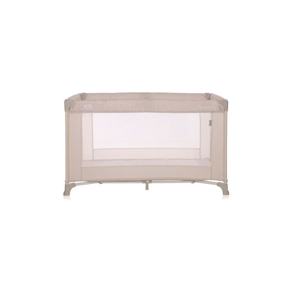 LORELLI Prenosivi krevetac Torino Fog Striped elements, bež - 10080452212