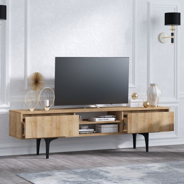 HANAH HOME TV komoda Artemis, svetlobraon - 393MRD1102