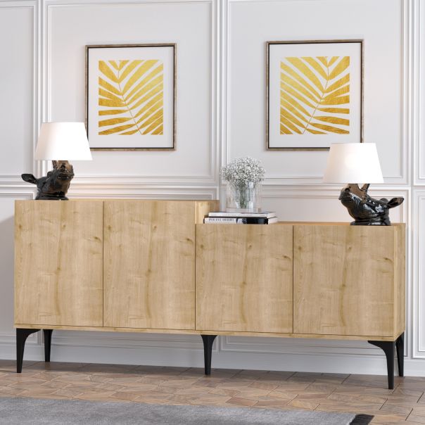 HANAH HOME Komoda Orso, braon - 393MRD1119