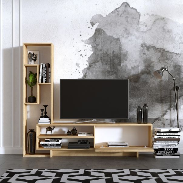HANAH HOME TV komoda Larissa, svetlobraon - 393MRD1120