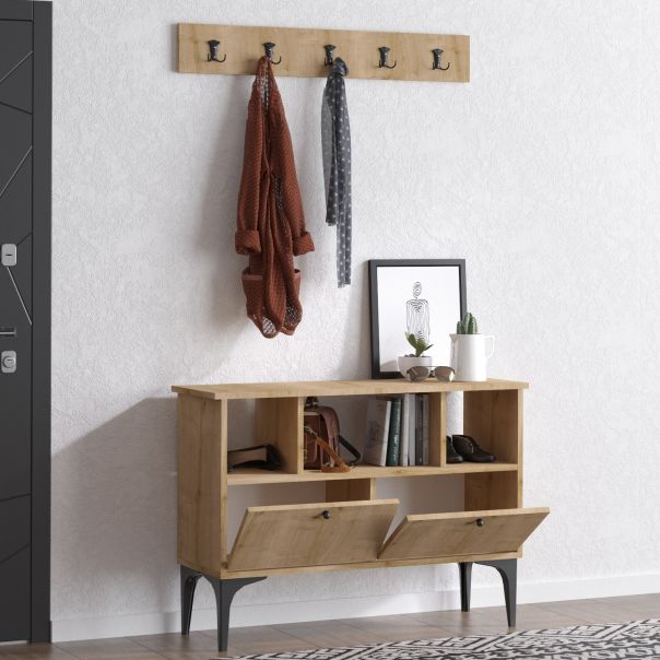 HANAH HOME Cipelarnik Daisy, svetlobraon - 393MRD1127