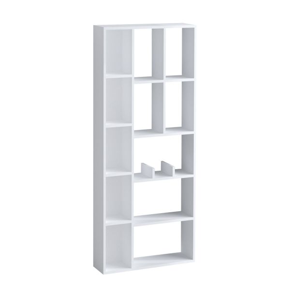 HANAH HOME Polica za knjige Uranus, bela - 393MRD1264