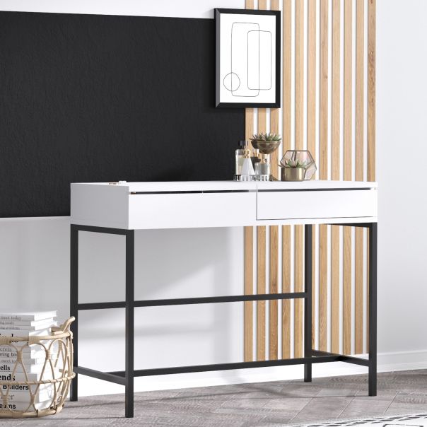 HANAH HOME Sto za šminkanje Amour, bela - 393MRD1280