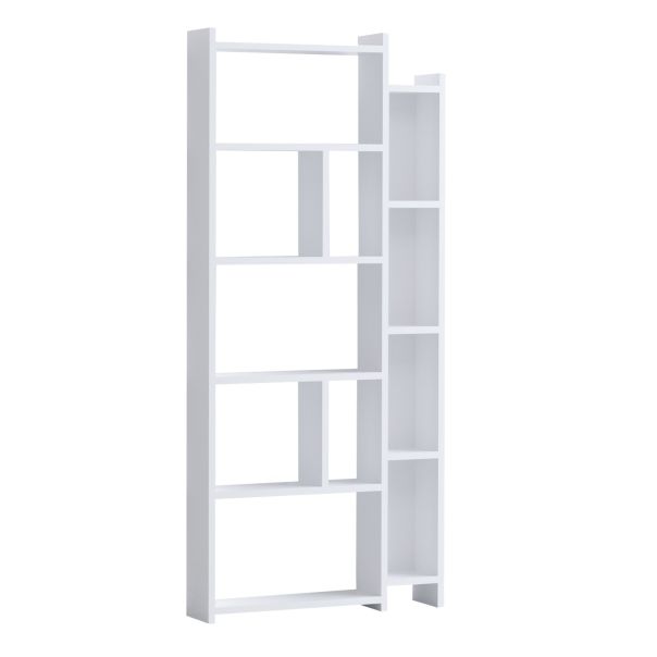 HANAH HOME Polica za knjige Nina, bela - 393MRD1292
