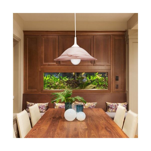 Rabalux Visilica Alabastro E27 1x MAX 60W alabaster - duvan braon (3955) - 3955