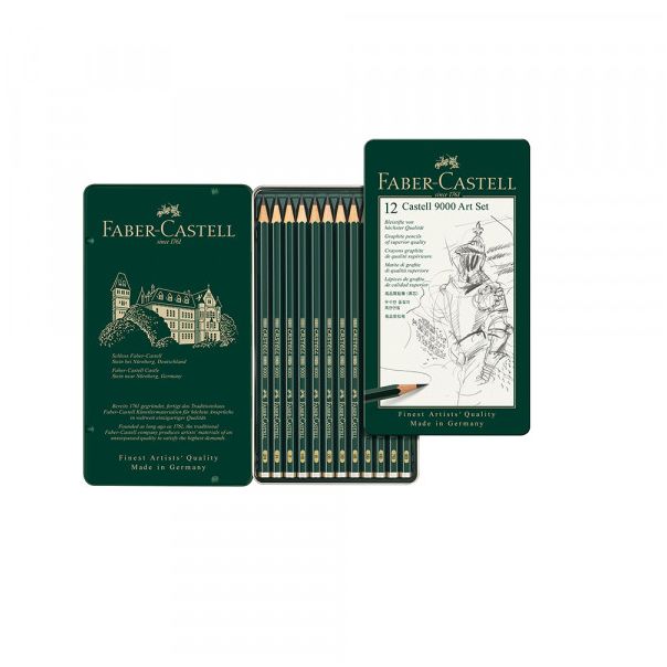 Grafitna olovka Faber Castell 9000 set 1/12 119065 - 6585