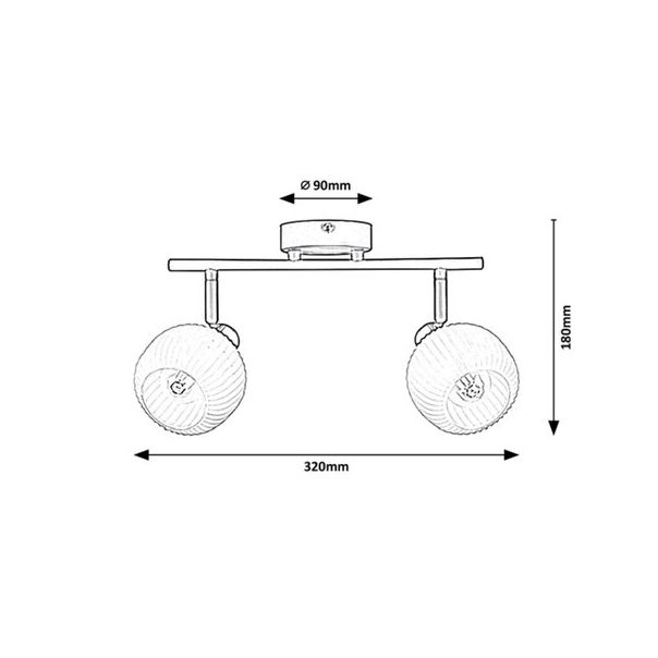 RABALUX Spot rasveta Soraya zelena E14 40W - 3967