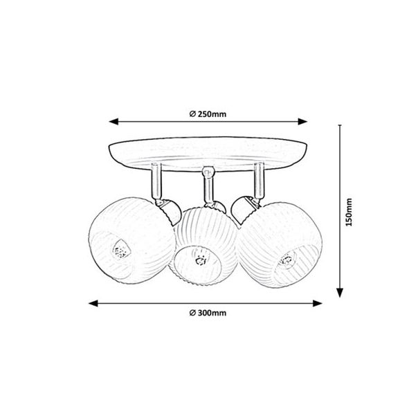 RABALUX Spot rasveta Soraya zelena E14 40W - 3968