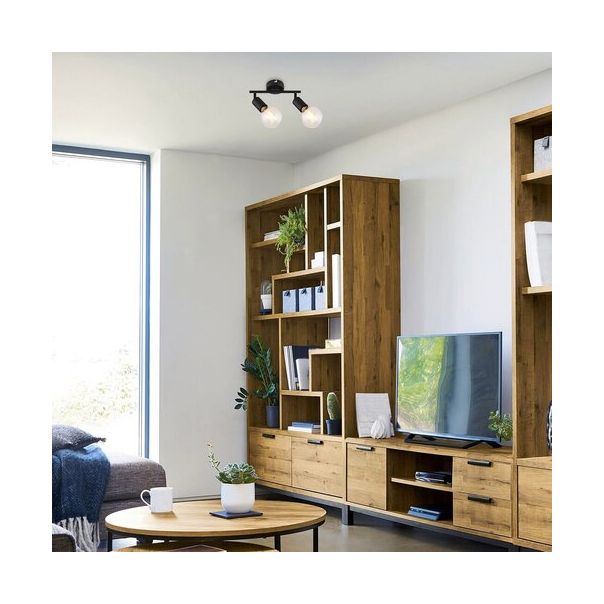 Rabalux Spot rasveta Lamar E27 2x MAX 40W mat crno (3987) - 3987