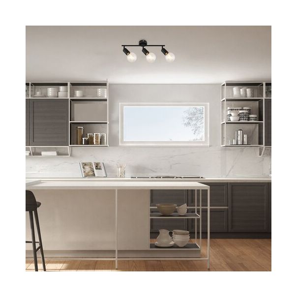 Rabalux Spot rasveta Lamar E27 3x MAX 40W mat crno (3988) - 3988