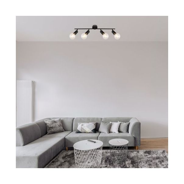 Rabalux Spot rasveta Lamar E27 4x MAX 40W mat crno (3989) - 3989