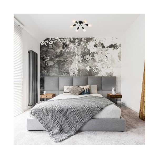 Rabalux Plafonjera Lamar E27 6x MAX 40W mat crno (3990) - 3990