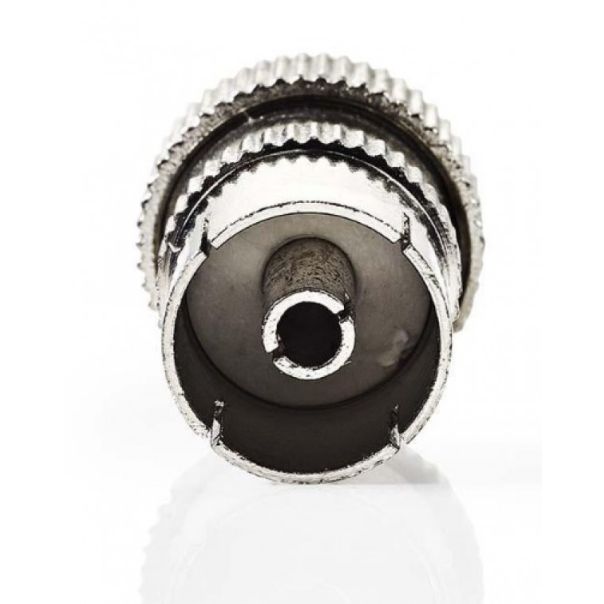 NEDIS IEC ženski konektor, CSGP40922ME, niklovani, 75ohm, 7mm, 2kom - 39818