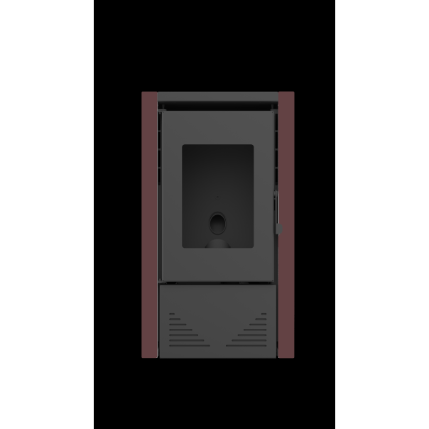 MARELI Kamin na pelet JADE 6 air (6kW) bordo - EP3020600