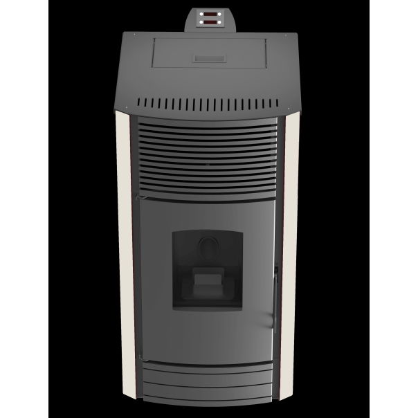 MARELI Kamin na pelet ONYX 10 air (10kW) krem - EP3020628
