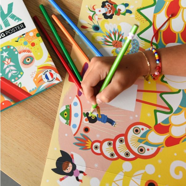 POPPIK Poster za bojenje: Karneval - COL003