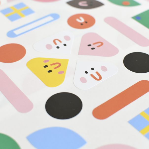 POPPIK Moje prve nalepnice: Grad - BABY004