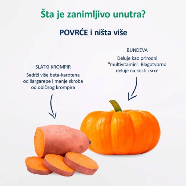 Fleur Alpine organski pire sa slatkim krompirom i bundevom 5+, 90gr - 000400