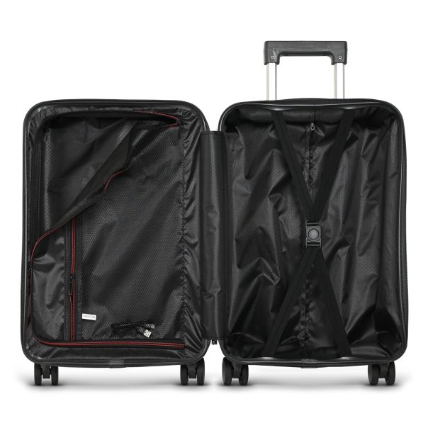 TRIPMATES ručni kofer (kabinski) 55 cm + gratis organizator za dokumenta - Crna - R0061-1