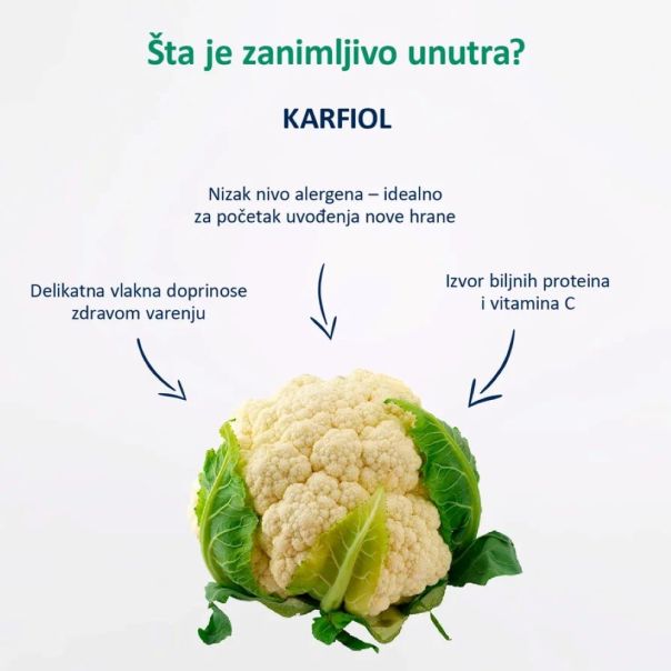 Fleur Alpine organski pire sa karfiolom 4+, 90gr - 000396-1