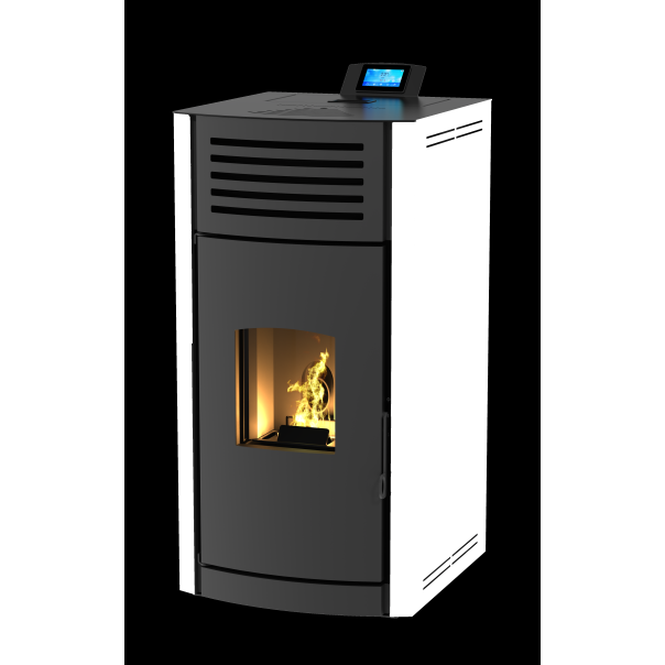 MARELI Kamin na pelet ONYX Hydro 30 (4kW + 26kW) bela - EP3013729