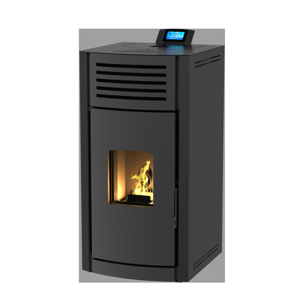 MARELI Kamin na pelet ONYX Hydro 30 (4kW + 26kW) crna - EP3013733
