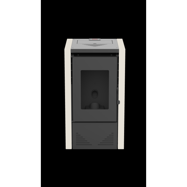 MARELI Kamin na pelet JADE 6 air (6kW) krem - EP3020597