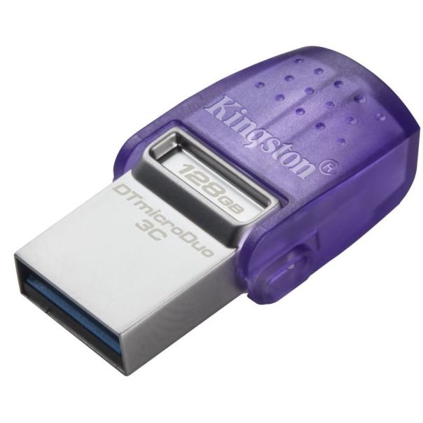 KINGSTON 128GB DataTraveler MicroDuo 3C USB 3.2 flash DTDUO3CG3/128GB - EP3263918