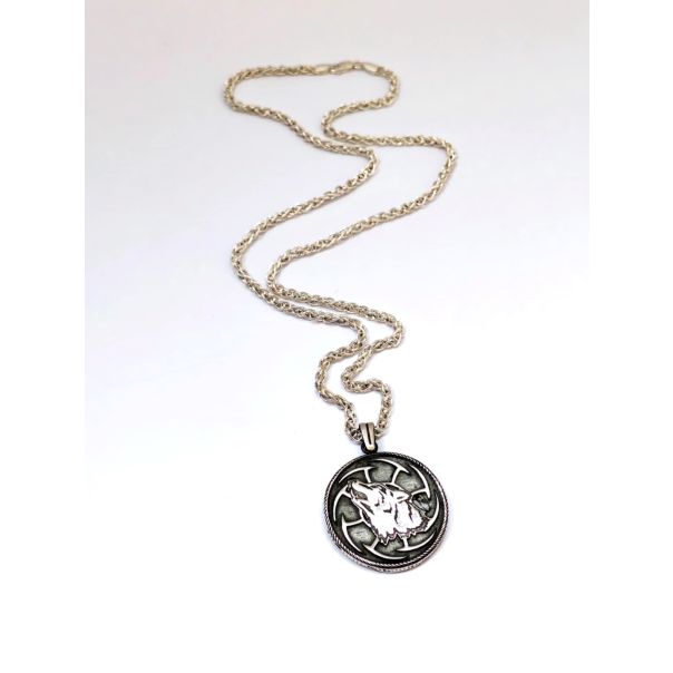 ROD - Ogrlica od sterling srebra VUK - ROD000044