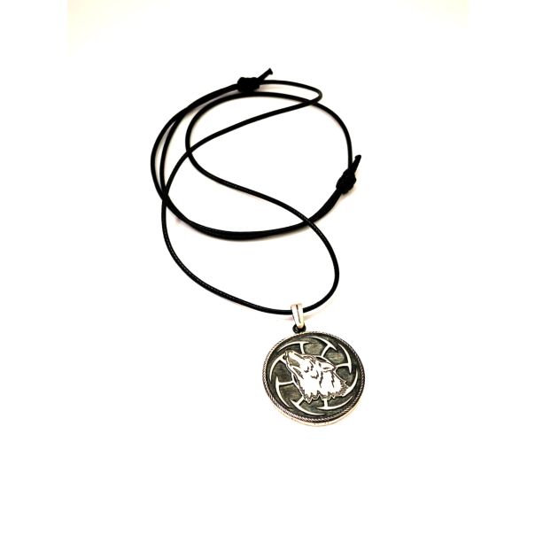 ROD - Medaljon od sterling srebra VUK - ROD000045