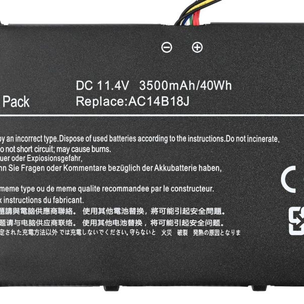 Baterija za laptop Acer Aspire ES1-531 AC14B18J 11.4V 3500mAh HQ2200 B - 223667