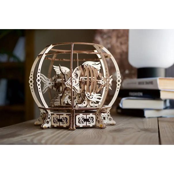 3d drvena eko puzzle - MEHANIČKI AKVARIUM - 188-1-1