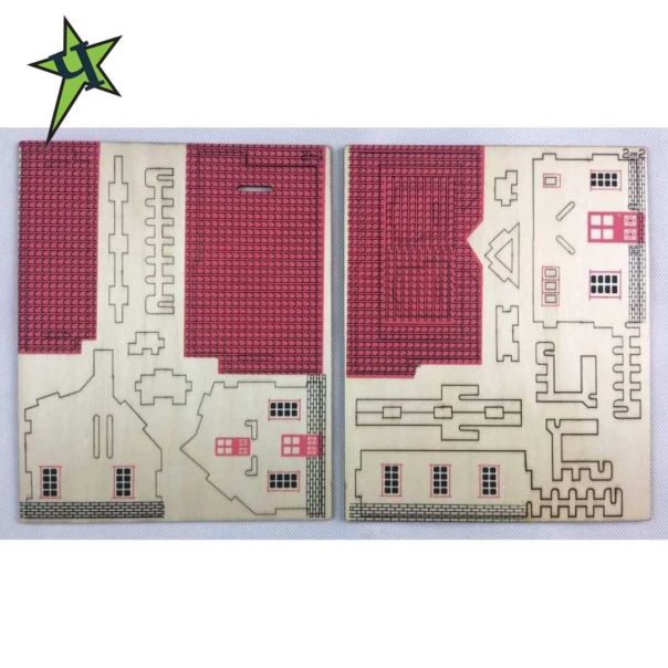 3d drvena puzzle - MALI RANČ - 4-1-1