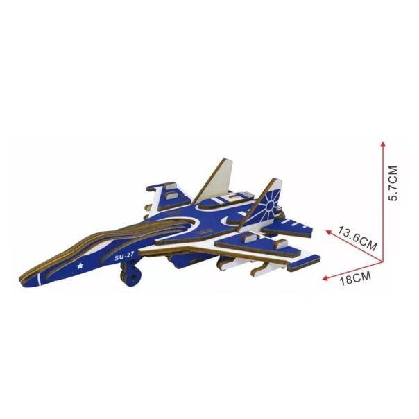 3d drvena puzzle - SUHOJ 27 - 76-1-1