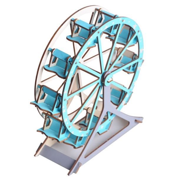 3d drvena eko puzzle - FERISOV TOČAK - 82-1