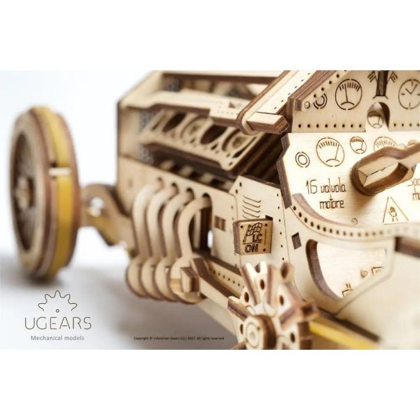 3d drvena mehanička puzzle - U-9 Grand prix - 158-1