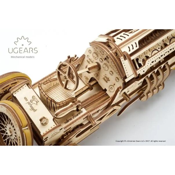 3d drvena mehanička puzzle - U-9 Grand prix - 158-1