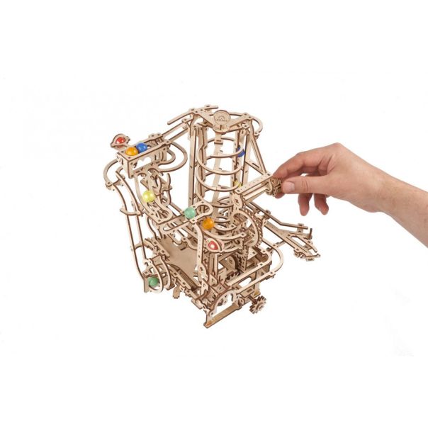 3d eko drvena mehanička puzla -KLIKER SPIRALNA STAZA - 225-1-1